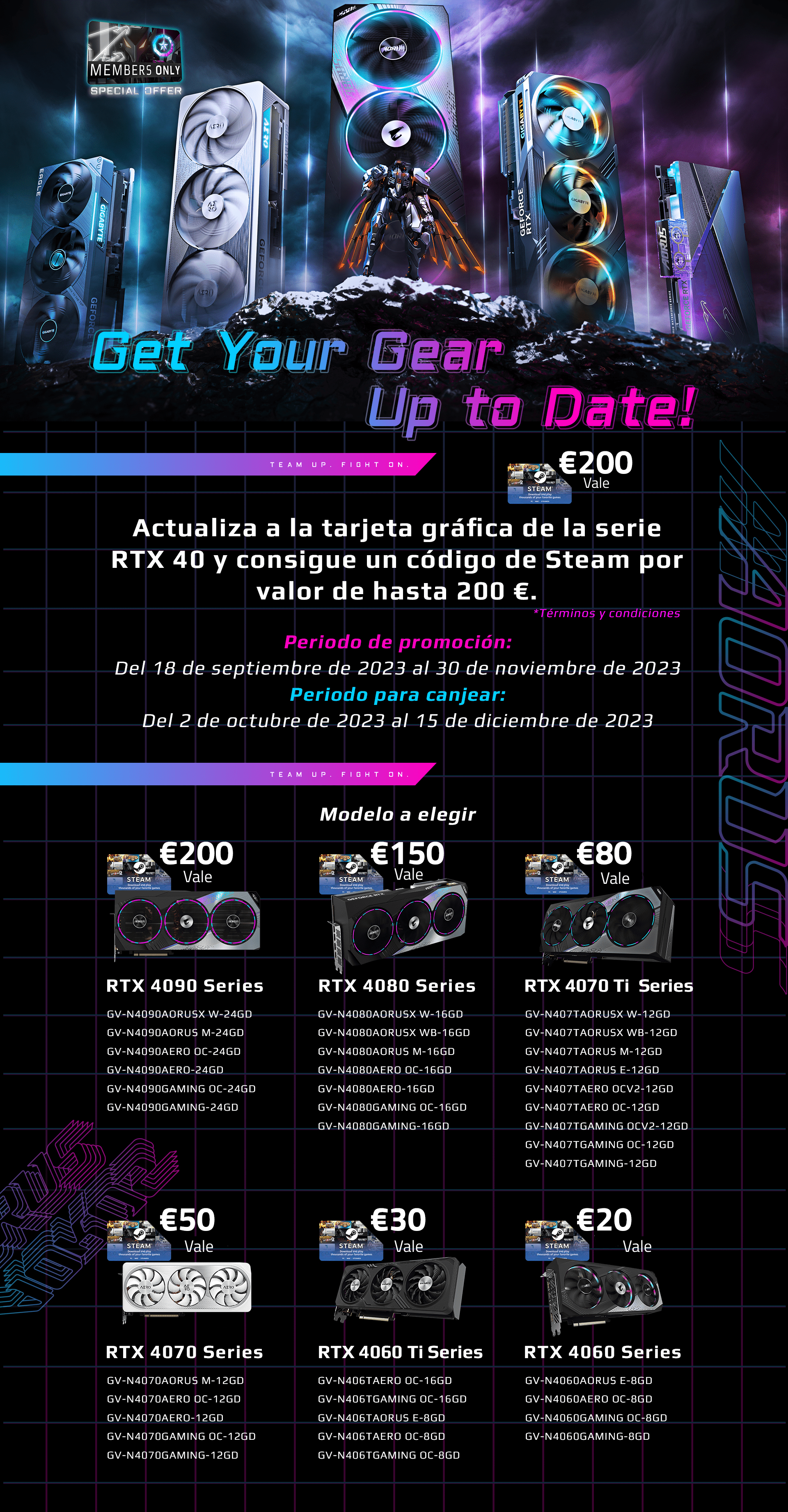 Llévate hasta 200 euros en la compra de una tarjeta gráfica