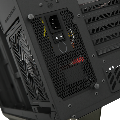 Montaje de la fuente de alimentación sin herramientas CoolerMaster HAF700