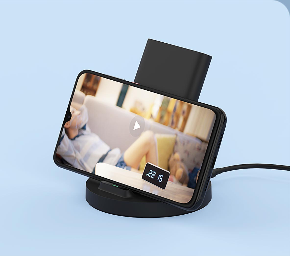 Carga horizontal Cargador Xiaomi Mi 20W