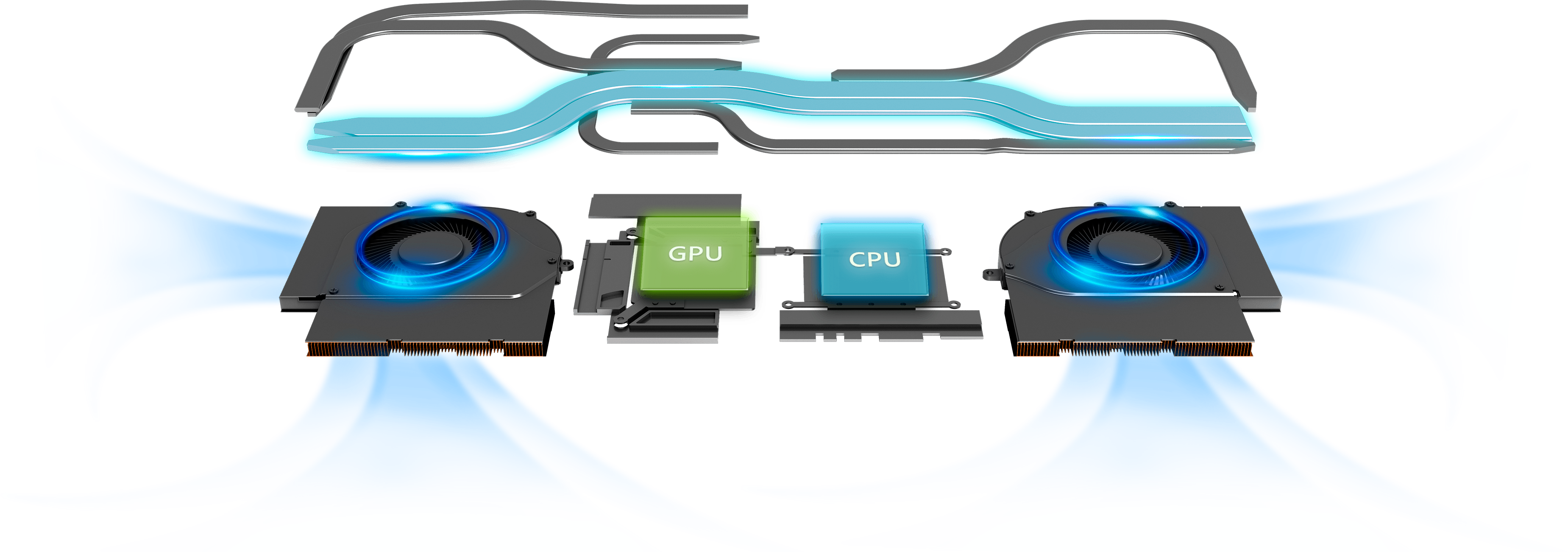 Diseño Shared-Pipe MSI Stealth 16 AI Studio A1V