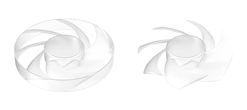 Diseño aspas Mobius 120P Diseño aspas Mobius 120P