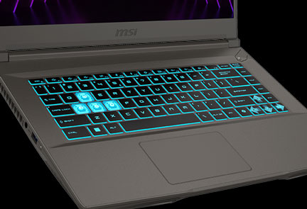 Teclado retroiluminado azul Teclado retroiluminado azul