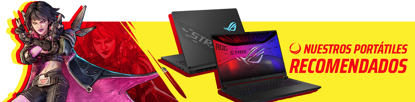 Portátiles recomendados Borderlands 4 Portátiles recomendados Borderlands 4