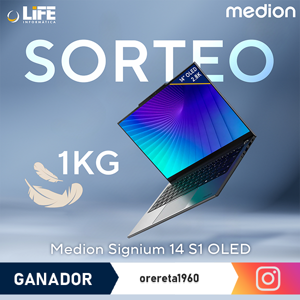 Ganador sorteo medion