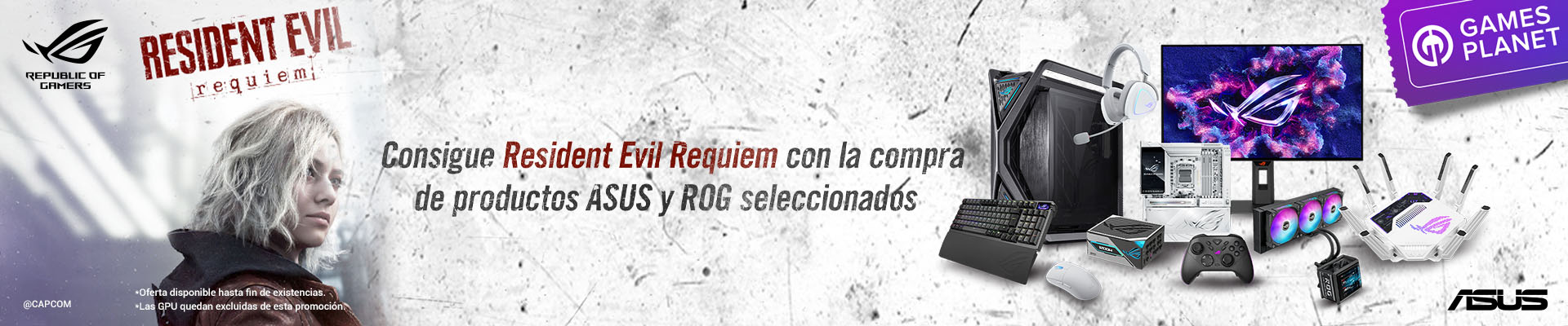 Promoción ASUS Resident Evil Requiem Promoción ASUS Resident Evil Requiem