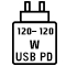 Cargador 120W Con DP