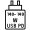 Cargador 140W con PD