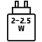 Cargador 2-2.5W