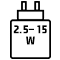 Cargador 2.5-15W