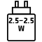 Cargador 2.5W