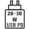 Cargador 20-30W con PD