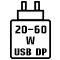 Cargador 20-60W