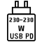 Cargador 230W Con DP