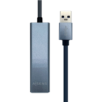 Aisens A106-0401 Ethernet 3xUSB RJ45 USB 3.0 - Adaptador HUB