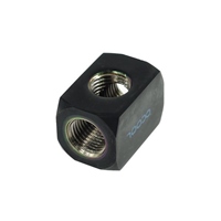 Alphacool T 3 x G14 negro  Adaptador
