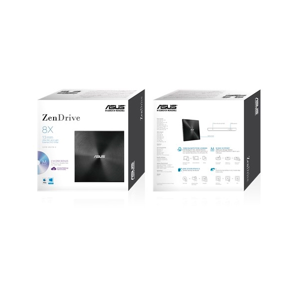 Asus Zendrive U7M DVD RW externa negro  Grabadora