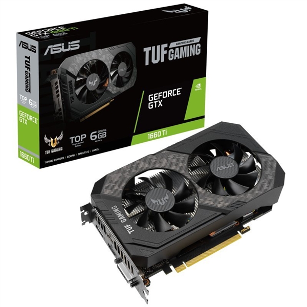 Asus TUF Gaming GeForce GTX1660 Ti Evo 6GB GD6  Gráfica