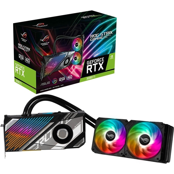 Asus ROG Strix GeForce RTX3080 Ti Liquid Cooling 12GB GDDR6X  Gráfica