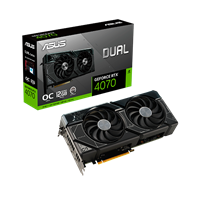 Asus Dual GeForce RTX 4070 OC 12GB GDDR6X DLSS3 - Tarjeta Gráfica Nvidia