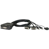 Aten CS22DAT 2 PC DVI USB  KVM