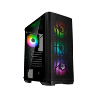 BitFenix Nova Mesh SE TG Cristal Templado USB 31 ARGB Negra  Caja