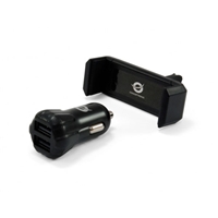 Conceptronic 2 USB cargador  soporte coche  Accesorio