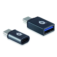 Conceptronic USB-C 3.1 MicroUSB USB-A (Pack x2) - Adaptador