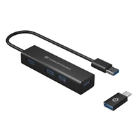 Conceptronic HUB 4 Puertos USB 3.0 USB-C - Adaptador