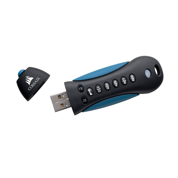 USB CORSAIR FLASH PADLOCK 3 64GB SECURE USB 30 FLASH DRIVE