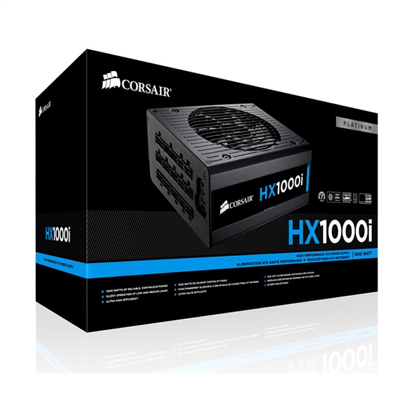 Corsair HX1000i  80 Platinum Full Modular 1000 W  Fuente
