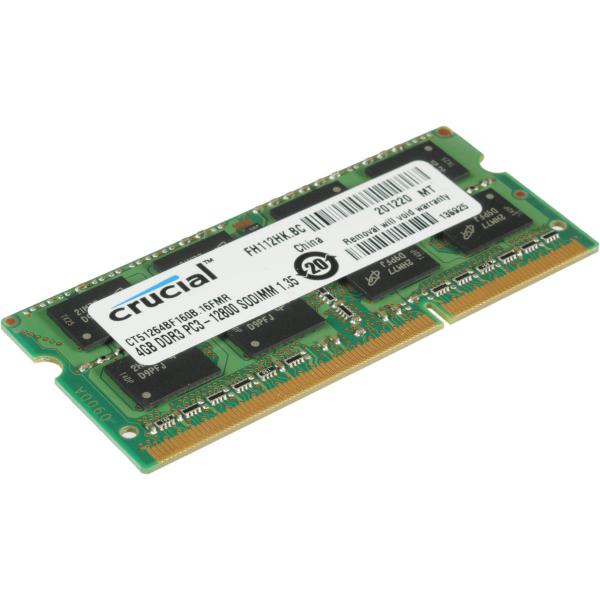 Crucial DDR3L 1600Mh 4GB SO DIMM  Memoria RAM