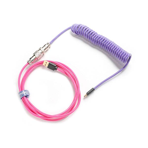 Ducky Premicord Joker Custom USB C 18mts espiral  Cable