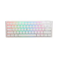 Ducky ONE 3 Classic Mini 60 Pure White Hotswappable MXBlue RGB PBT  Teclado