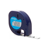 Dymo LT Etiquetas de Plástico 12mmx4m Blanco  Consumible