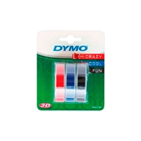Dymo cinta en relieve autoadhesiva 3D x 3  Consumible