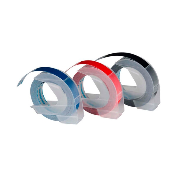 Dymo cinta en relieve autoadhesiva 3D x 3  Consumible