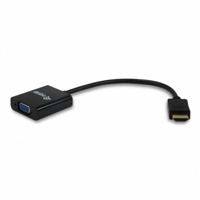 EQUIP Adaptador HDMI MACHO -VGA HEMBRA - Cable audio y vídeo