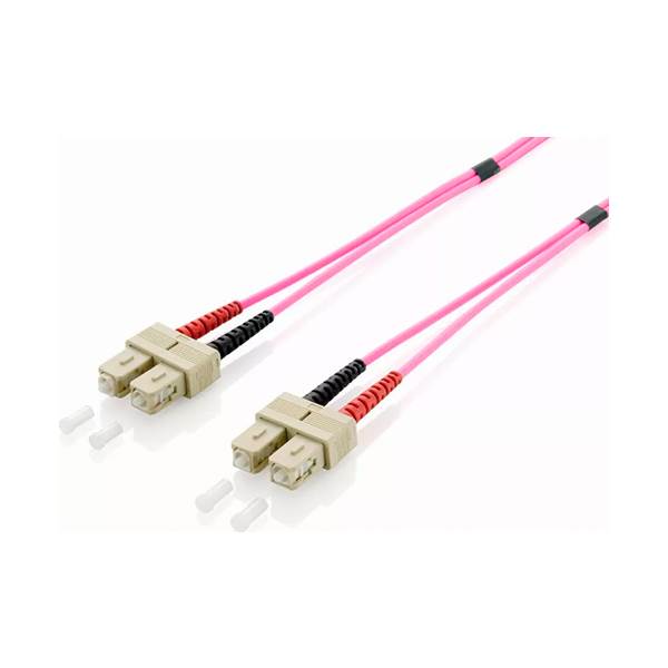 Equip Fibra Óptica OM4 Multimodo Dúplex SCSC libre halógenos 1 metro  Cable