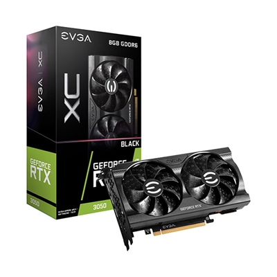 EVGA GeForce RTX3050 XC Black Gaming 8GB GDDR6  Tarjeta Gráfica