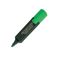 Faber Castell 15 mm Color Verde  Marcador Fluorescente