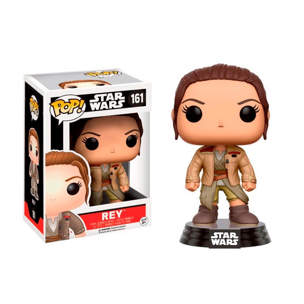 Figura POP Star Wars Rey with Finnampaposs Jacket Exclusive