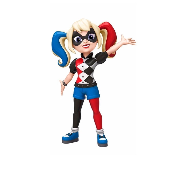 Figura Rock Candy DC Super Hero Girls Harley Quinn