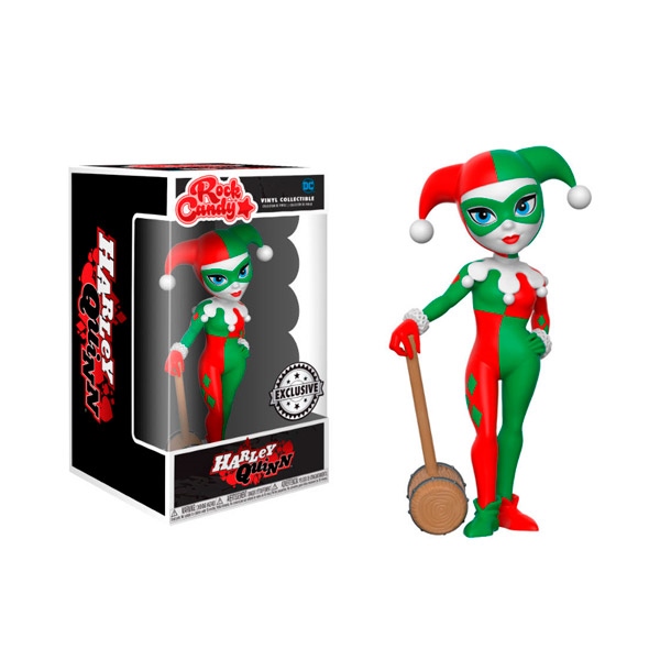 Figura Rock Candy DC Comics Holiday Harley Quinn Exclusive