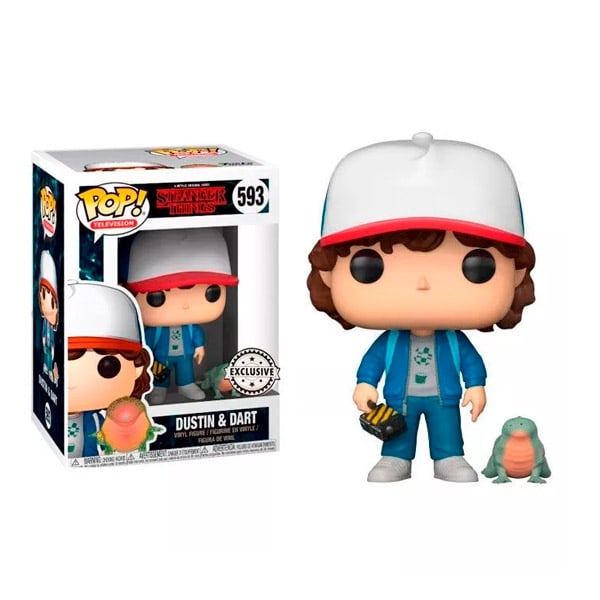 Figura POP Stranger Things Dustin with Baby Dart Exclusive