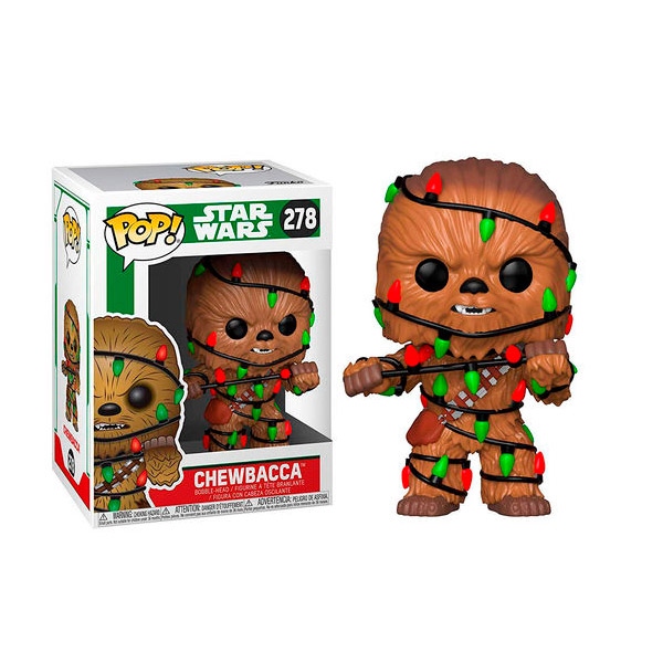 Figura POP Star Wars Holiday Chewie with Lights