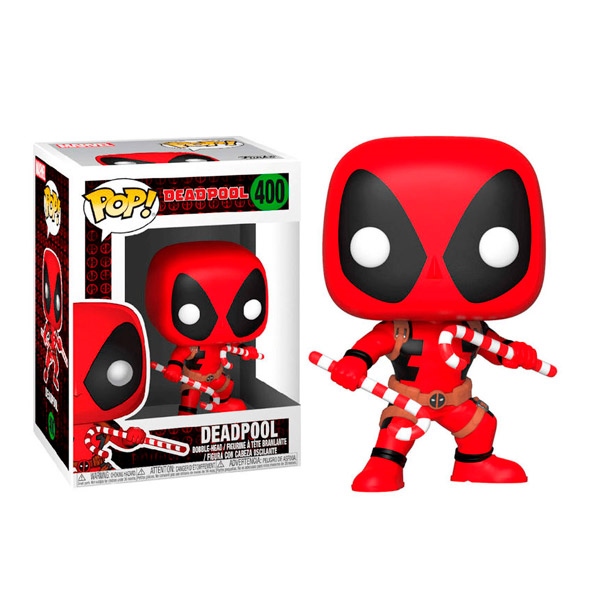 Figura POP Marvel Holiday Deadpool with Candy Canes