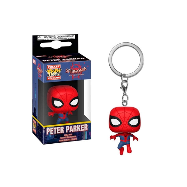Llavero Pocket POP Marvel Animated Spiderman Peter Parker