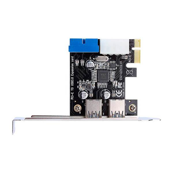 Lazmin Tarjeta PCIE 19 pin USB 30  Adaptador