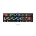 Glorious PC Gaming Race Keycaps ABS 105 Negro Layout ES