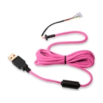 Glorious PC Gaming Race Ascended Cable V2 Majin Pink  Cable Ratón
